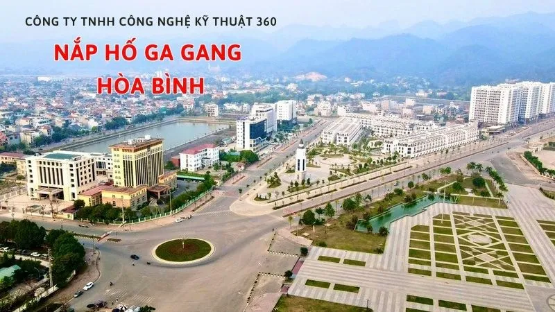 nắp hố ga gang tại Hòa Bình