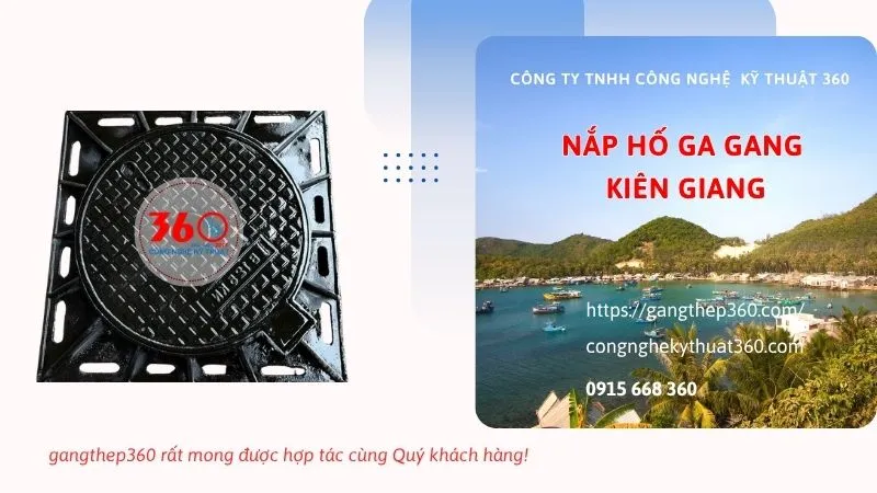 nắp hố ga gang tại Kiên Giang