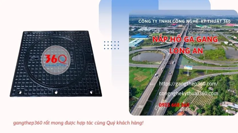 nắp hố ga gang tại Long An