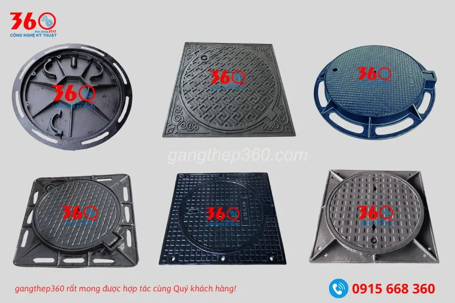 nắp hố ga gang tại Long An