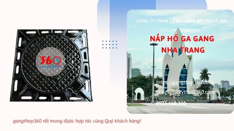 nắp hố ga gang tại Nha Trang