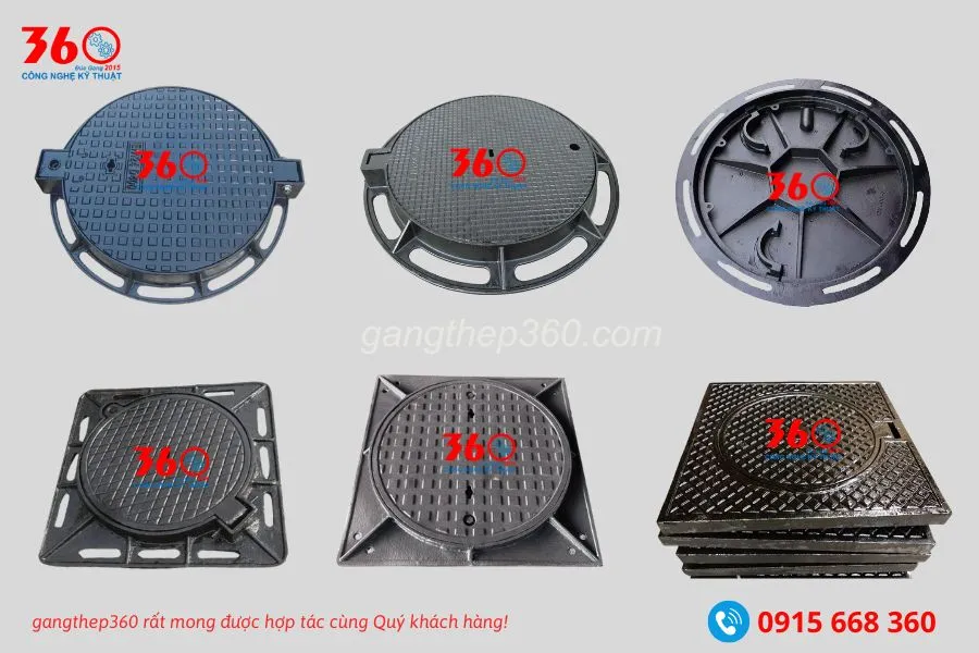 nắp hố ga gang tại Sóc Trăng