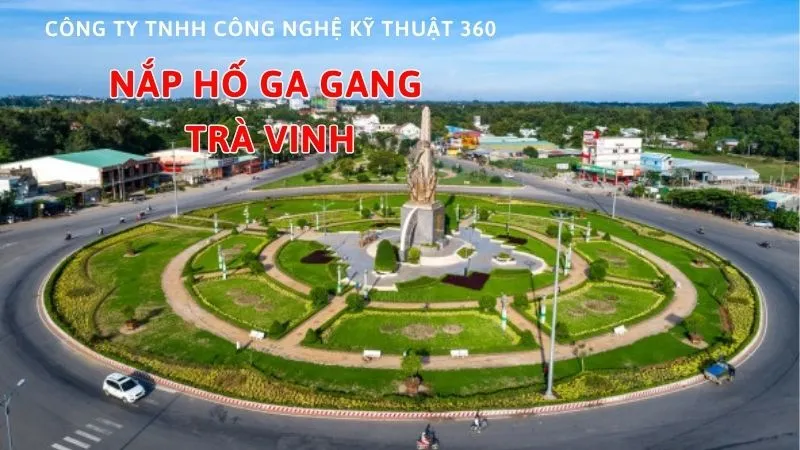 Nắp hố ga gang tại Trà Vinh