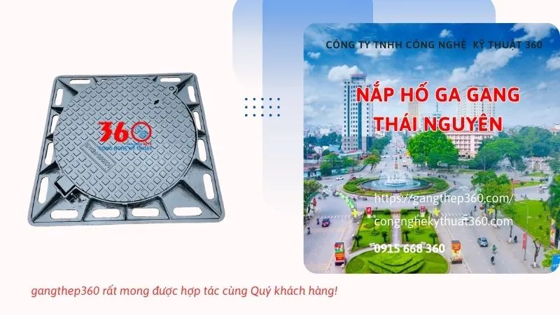 nắp hố ga gang Thái Nguyên