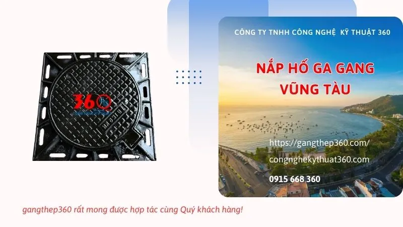 nắp hố ga gang Vũng Tàu