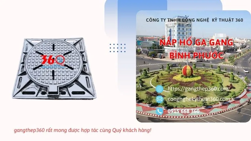 nắp hố ga gang Bình Phước