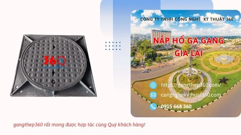 nắp hố ga gang Gia Lai