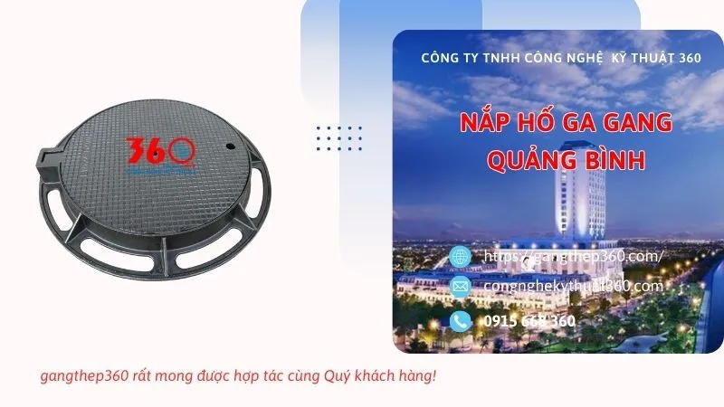 nắp hố ga gang Quảng Bình