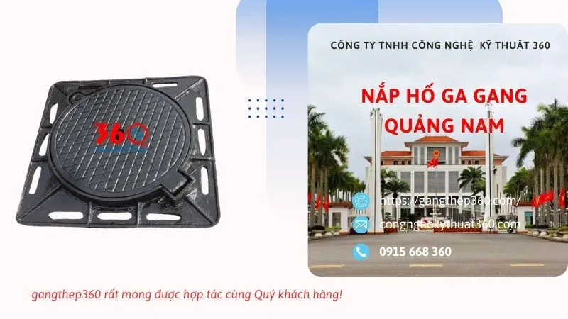 nắp hố ga gang Quảng Nam