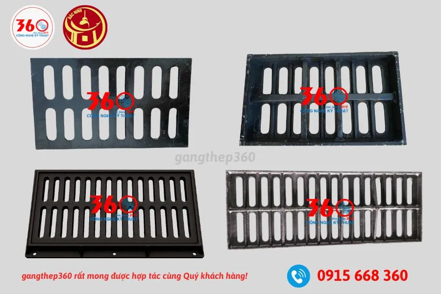 song chắn rác gang Bắc Ninh