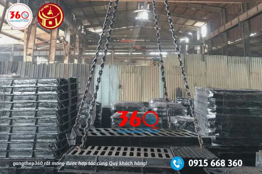 song chắn rác gang Bắc Ninh