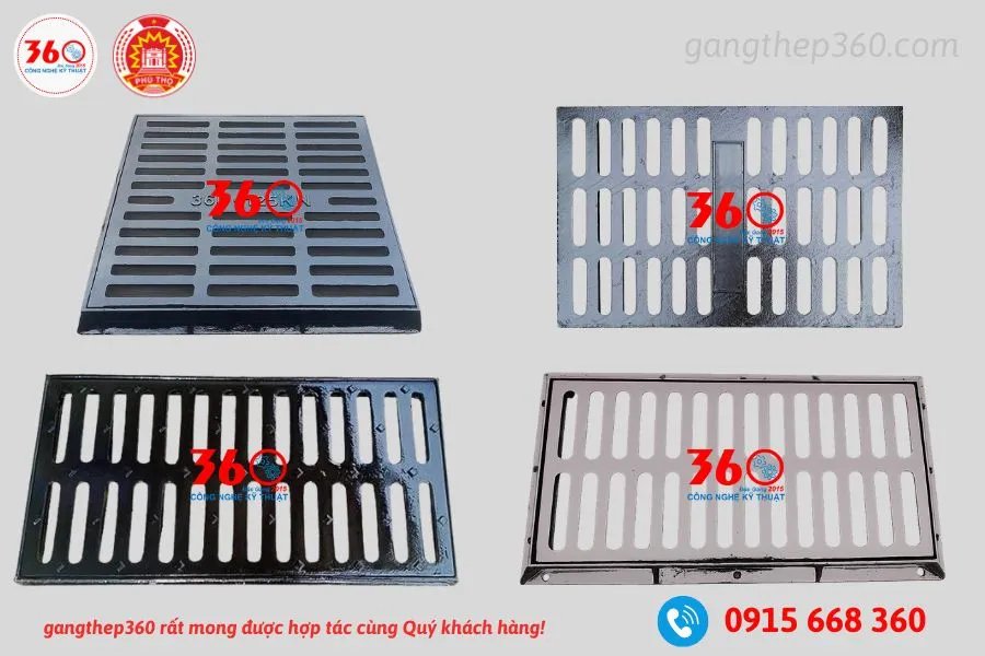 song chắn rác gang Phú Thọ