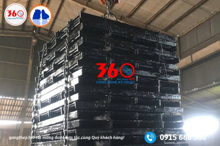song chắn rác gang Quảng Ninh