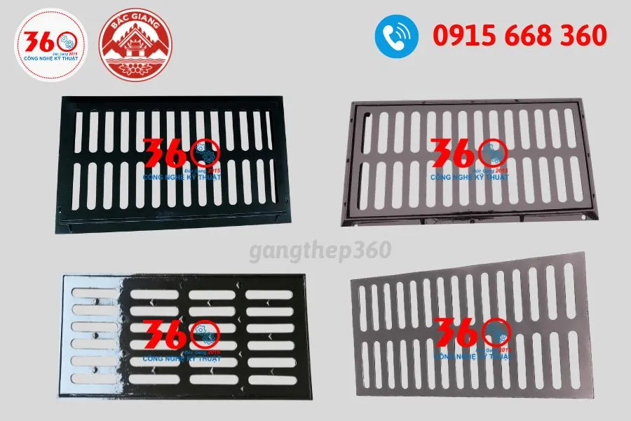 song chắn rác gang tại Bắc Giang