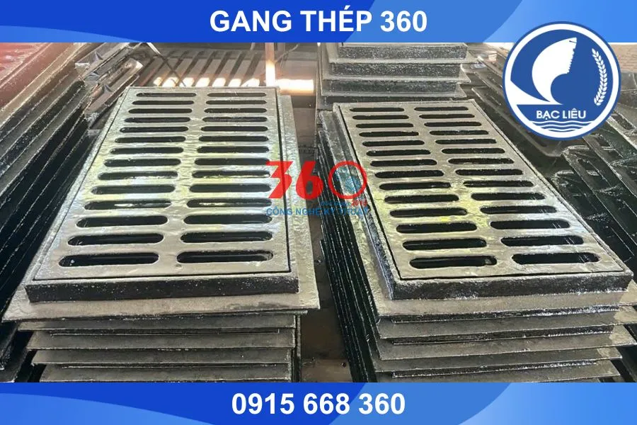 Song chắn rác gang tại Bạc Liêu