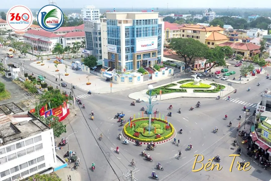 song chắn rác gang tại Bến Tre