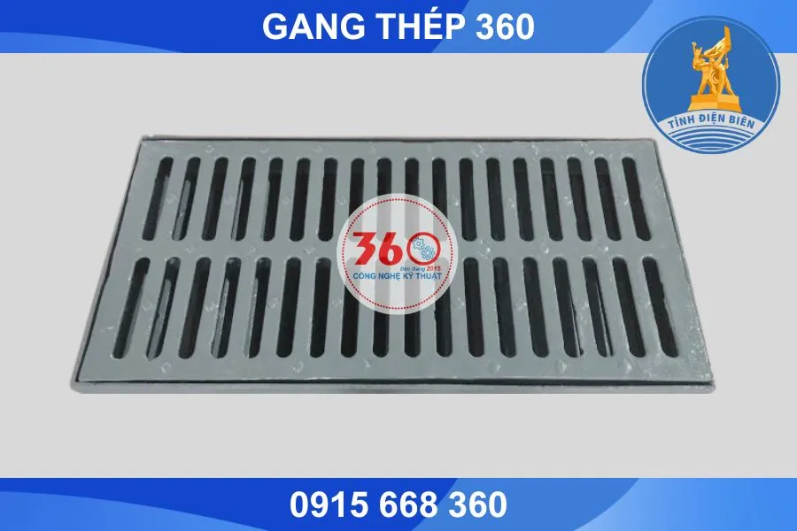 Song chắn rác gang tại Điện Biên