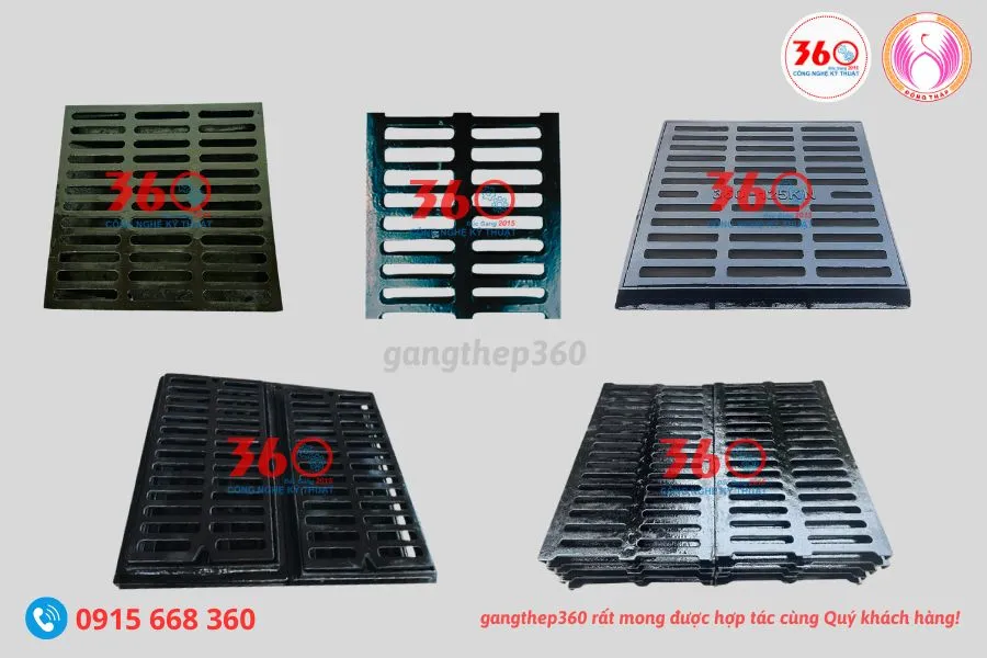 Song chắn rác gang tại Đồng Tháp