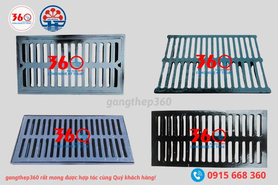 Song chắn rác gang tại Hải Phòng