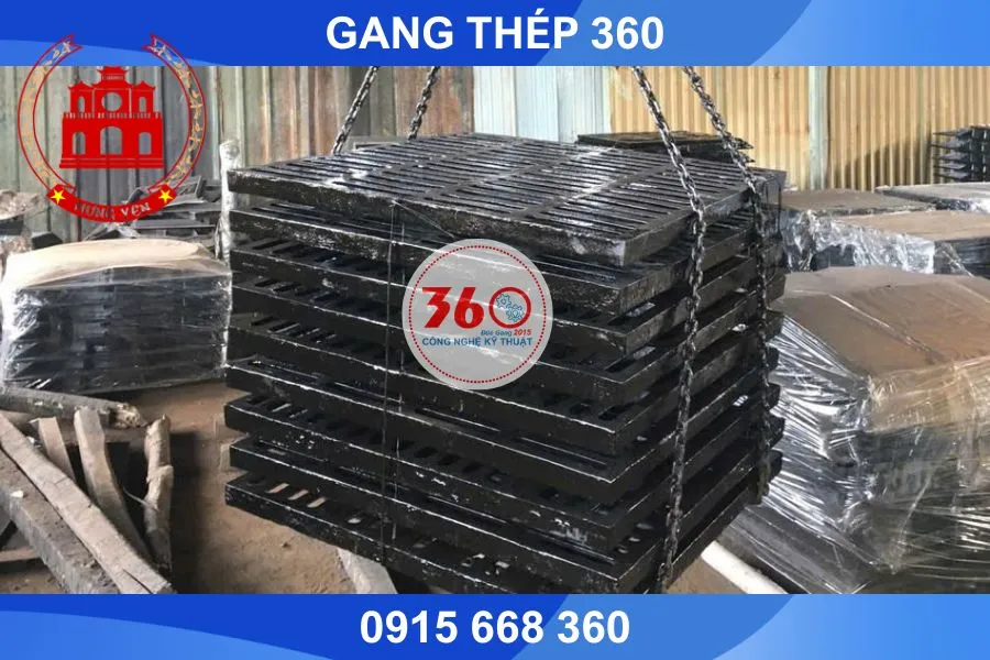 song chắn rác gang tại Hưng Yên