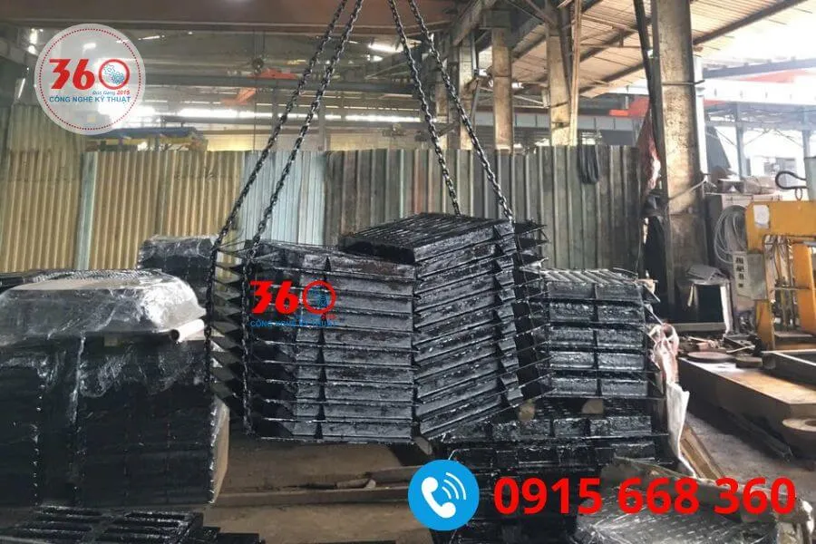 song chắn rác gang tại nghệ an