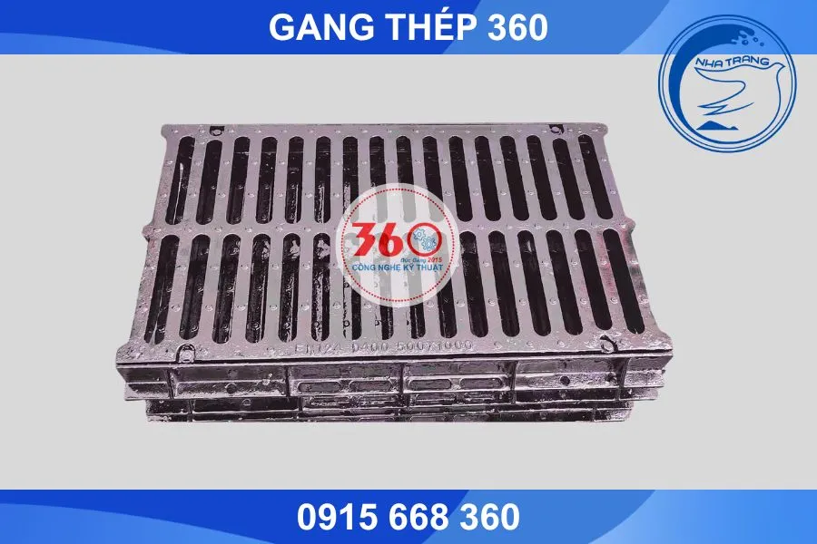 Song chắn rác gang tại Nha Trang