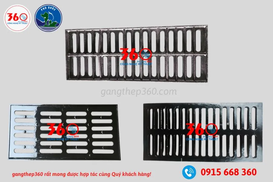 Song chắn rác gang tại Phú Quốc