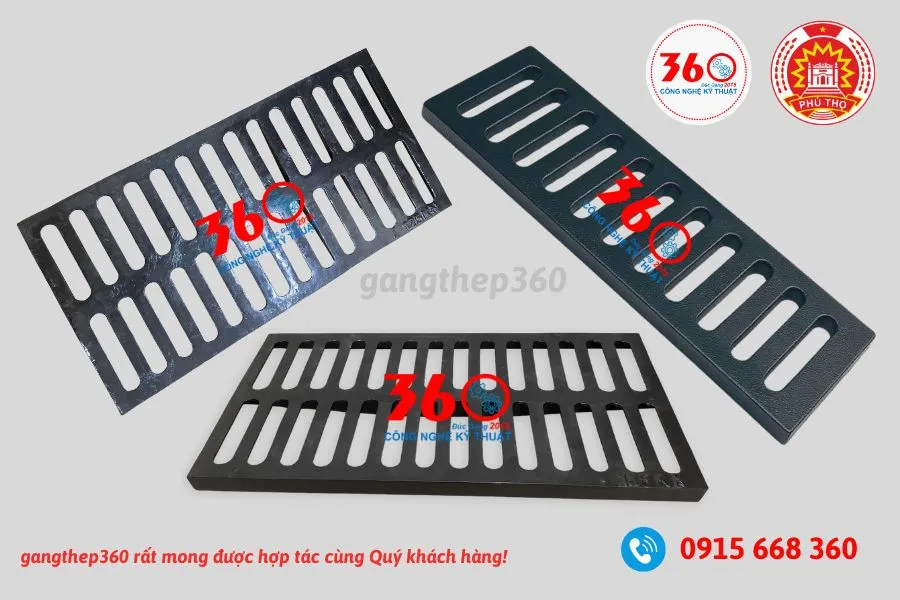 Song chắn rác gang tại Phú Thọ
