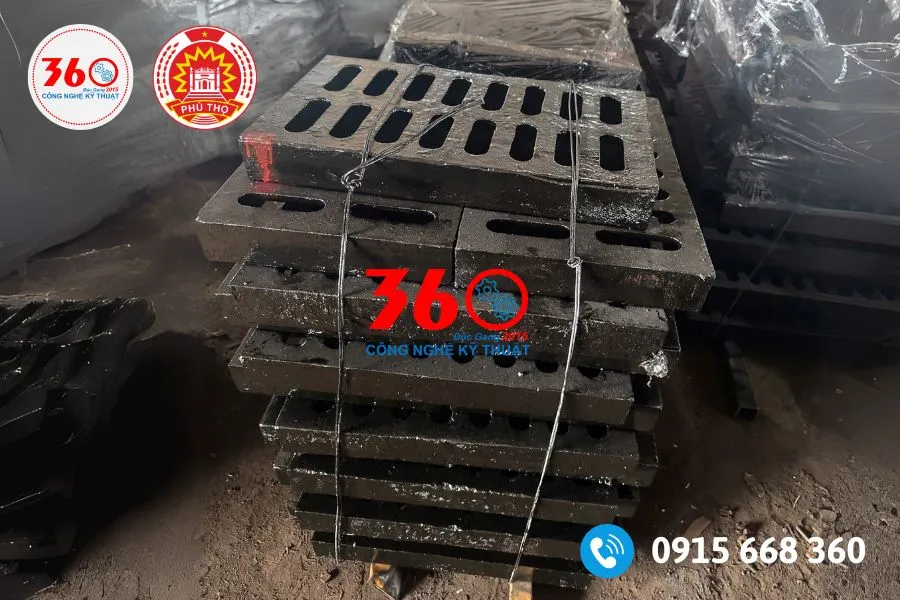 Song chắn rác gang tại Phú Thọ