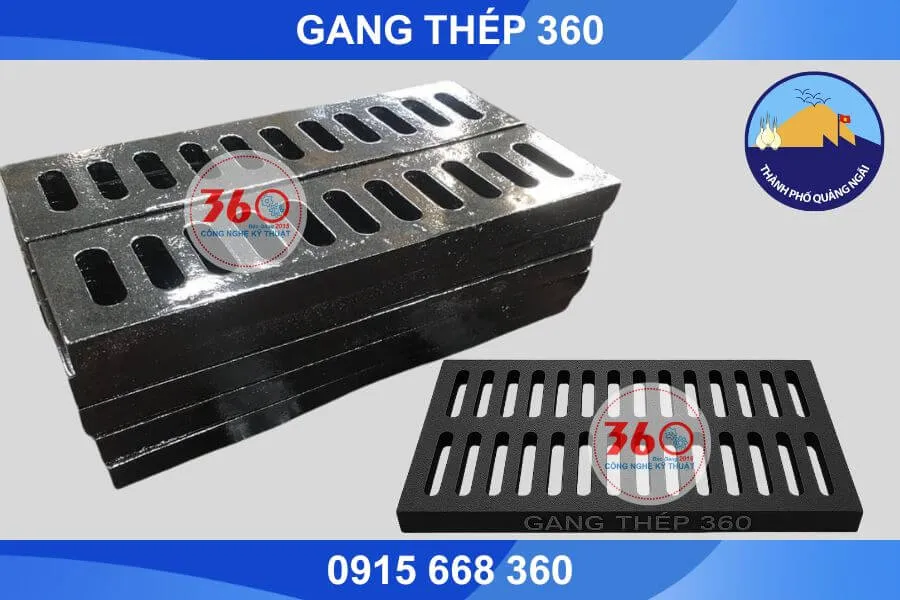 song chắn rác gang tại quảng ngãi - giải pháp bền vững cho đô thị xanh
