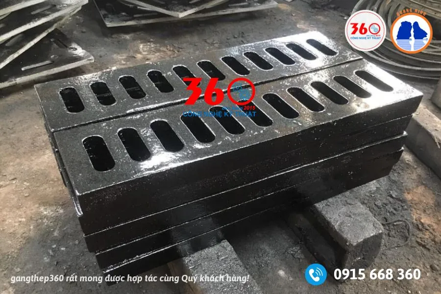 song chắn rác gang tại Quảng Ninh