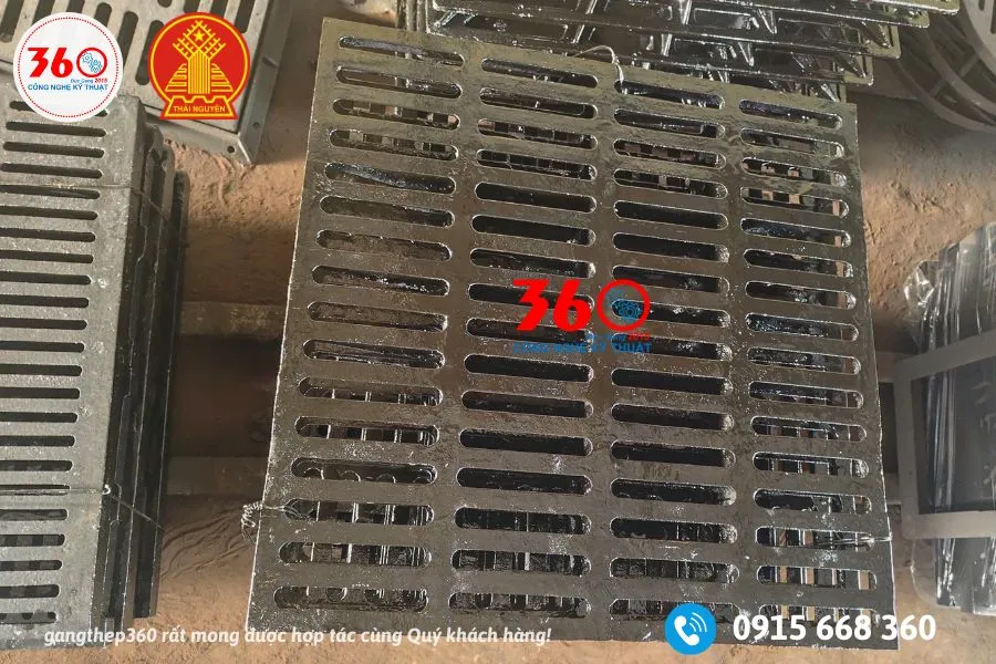 song chắn rác gang Thái Nguyên