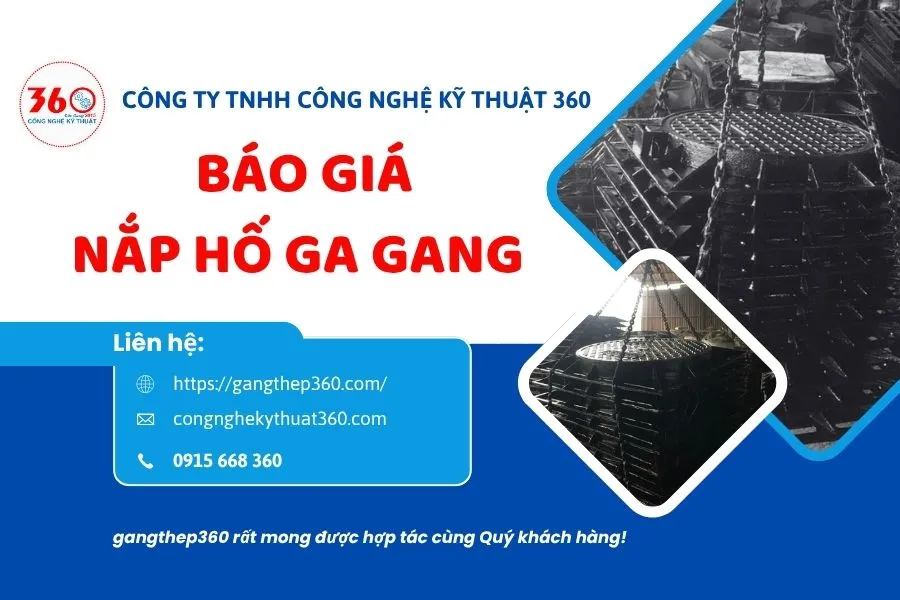 Báo giá nắp hố ga gang