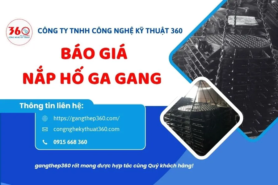 Báo giá nắp hố ga gang