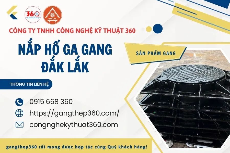 Báo Giá Nắp Hố Ga Gang Đắk Lắk