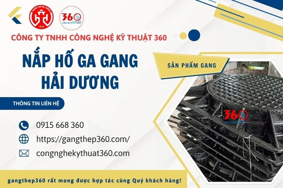 Báo giá nắp hố ga gang Hải Dương