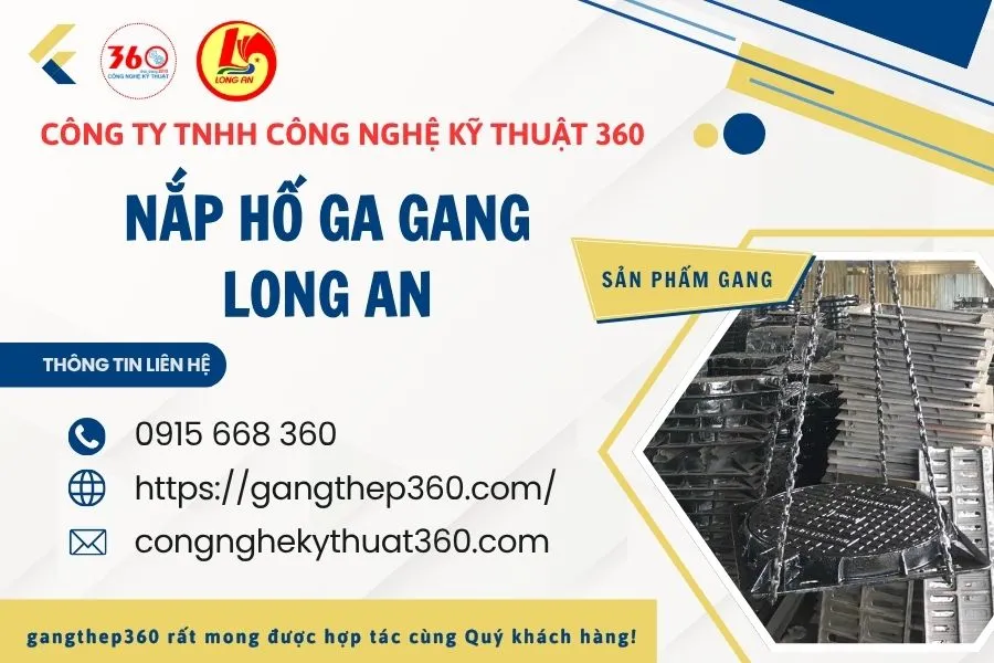 Báo giá nắp hố ga gang Long An
