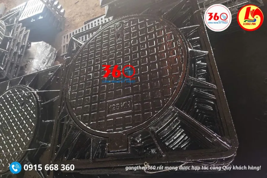 Báo giá nắp hố ga gang Long An
