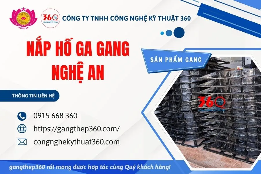 Báo giá nắp hố ga gang Nghệ An