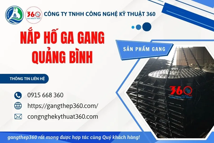 Báo giá nắp hố ga gang Quảng Bình