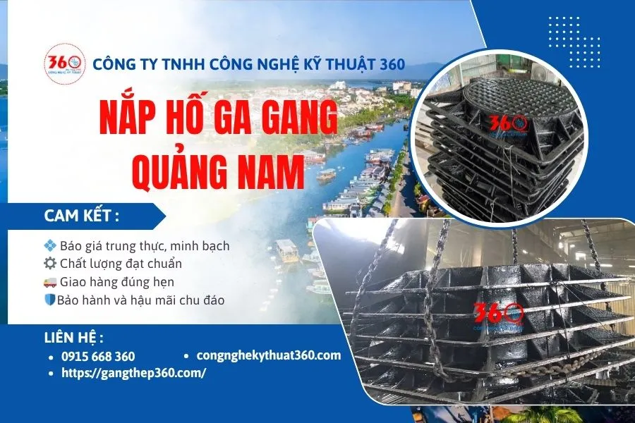 Báo giá nắp hố ga gang Quảng Nam