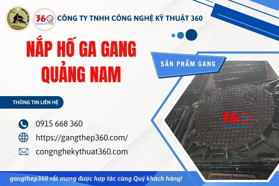 Báo giá nắp hố ga gang Quảng Nam
