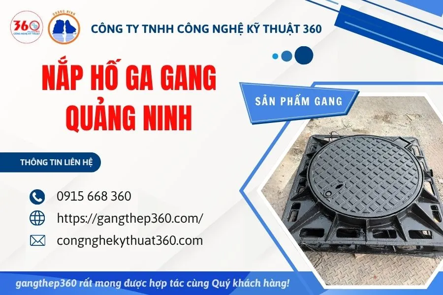 Báo giá nắp hố ga gang Quảng Ninh