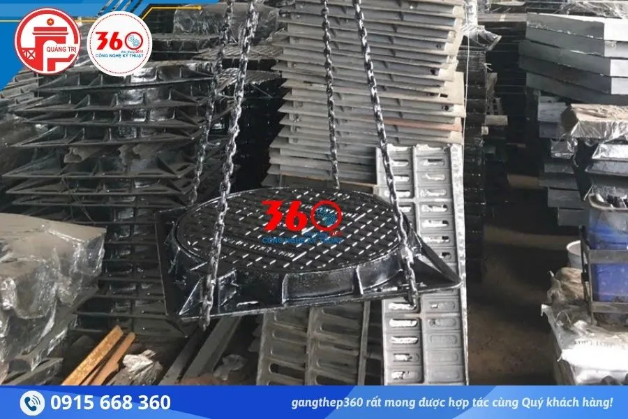 Báo giá nắp hố ga gang Quảng Trị