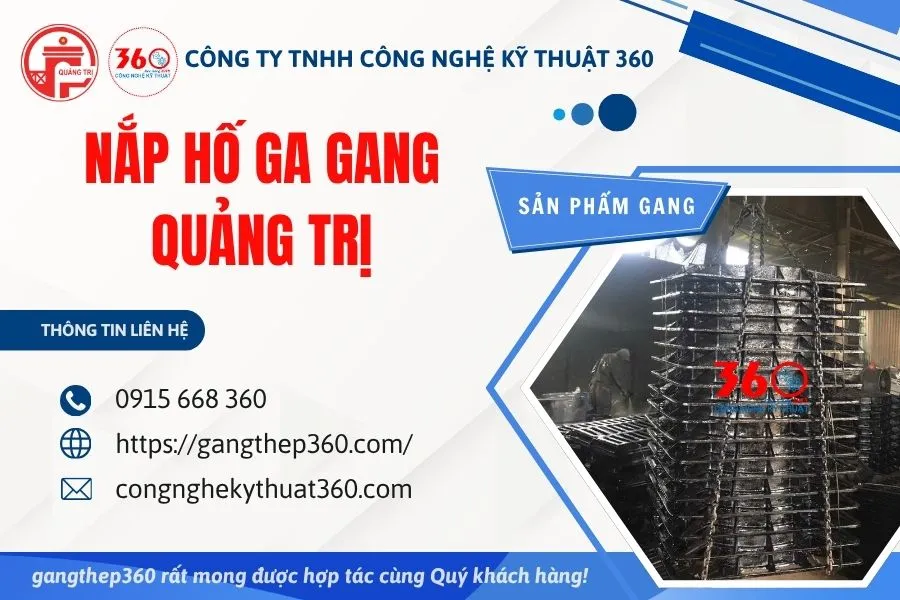 Báo giá nắp hố ga gang Quảng Trị