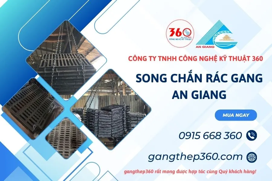 Báo giá song chắn rác gang An Giang