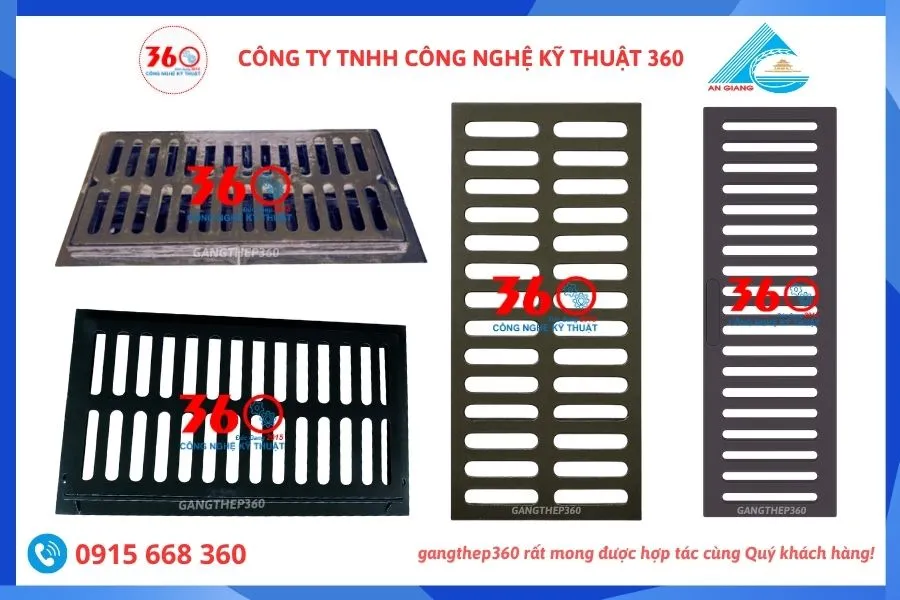 Báo giá song chắn rác gang An Giang