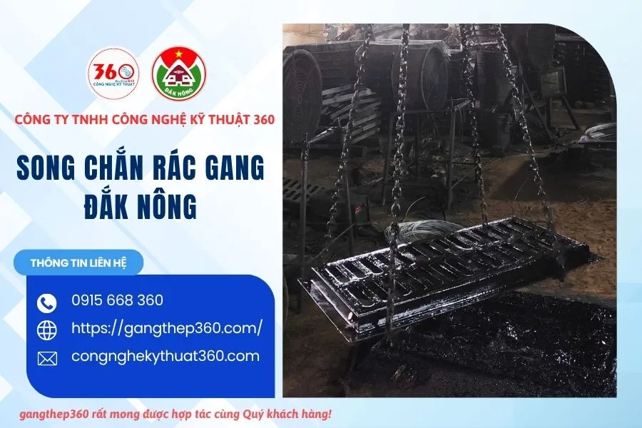 Báo Giá Song Chắn Rác Gang Đắk Nông