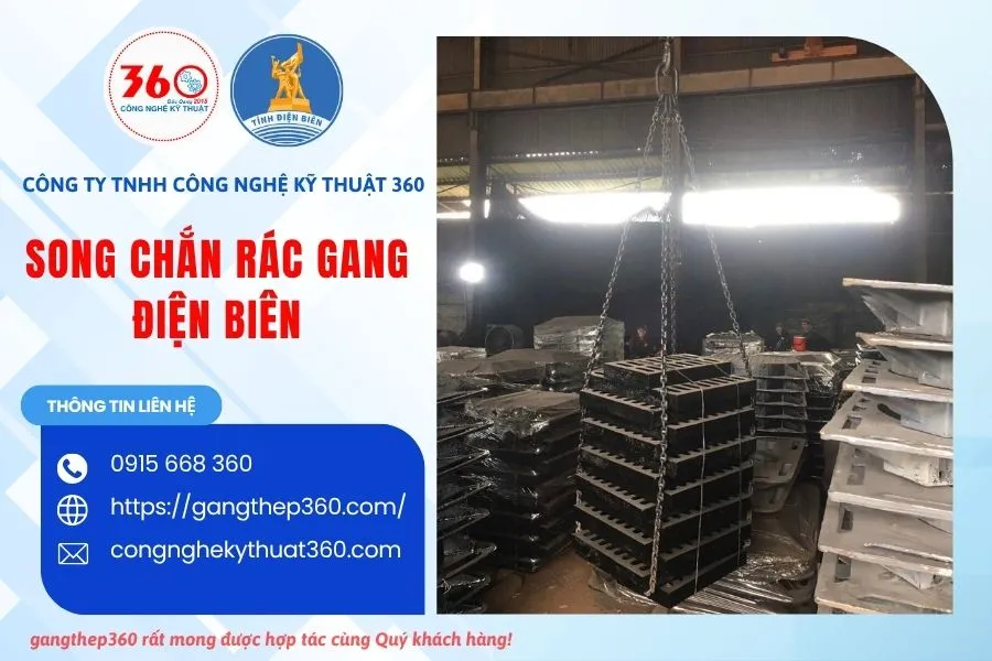 Báo Giá Song Chắn Rác Gang Điện Biên