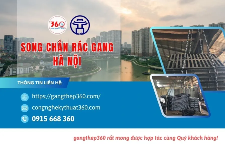 Báo Giá Song Chắn Rác Gang Hà Nội